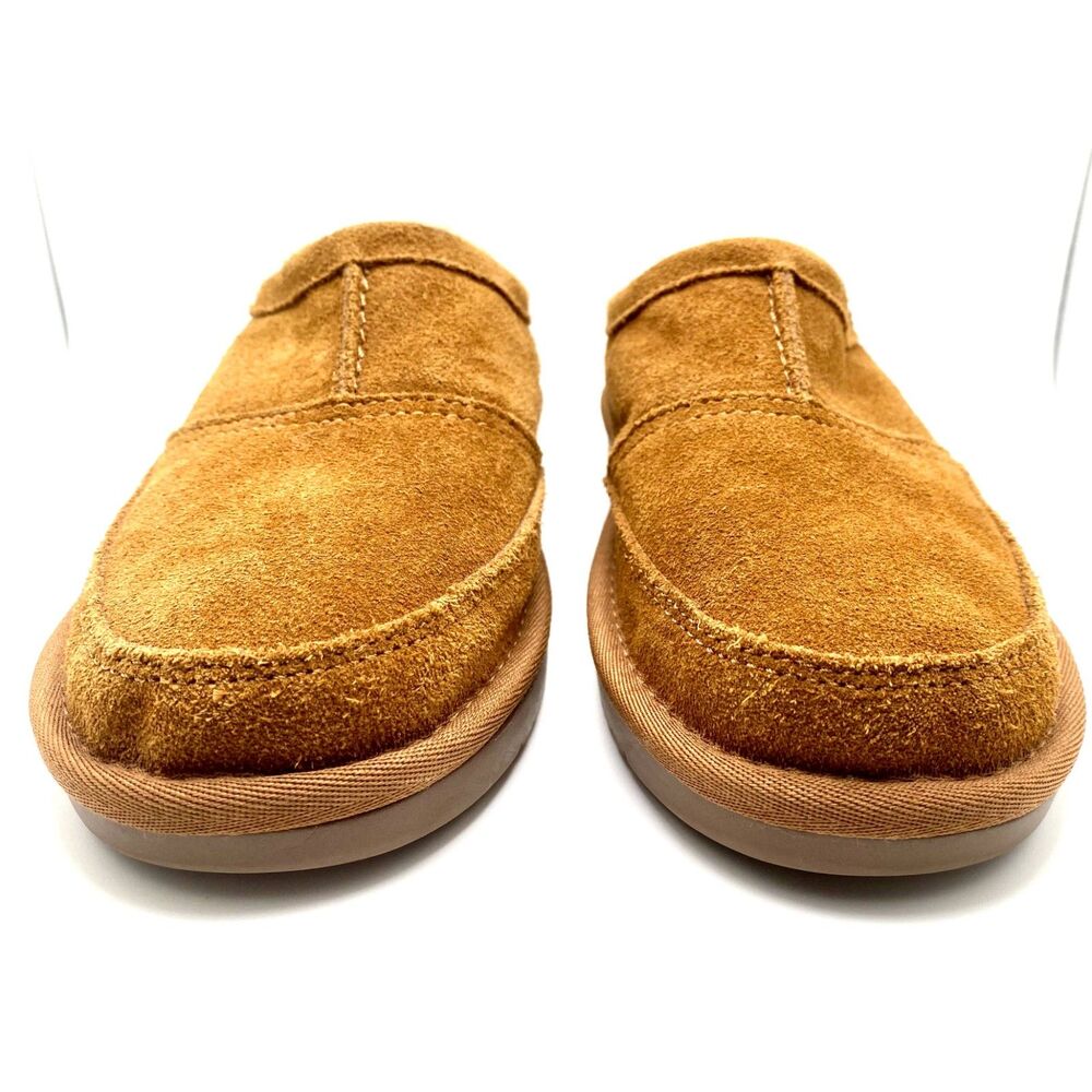 Koolaburra By UGG Kids Braidee Tan Suede Slippers Size 3. Appear to be new.
